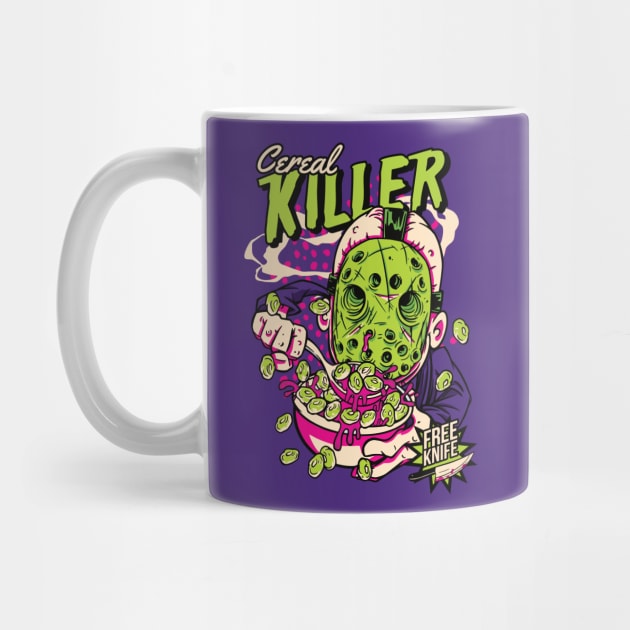 Comic Cereal Killer Cereal Box // Funny Horror by SLAG_Creative